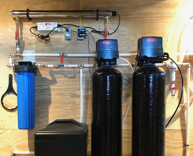 Whole-home water filtration system installation by Loera's Plumbing Solutions
